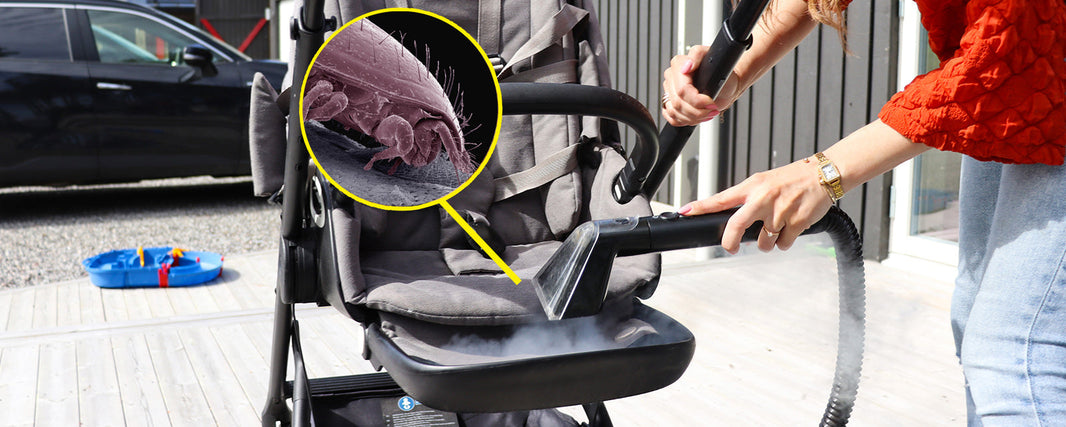 Barnvagnen kan bära på miljoner bakterier – när rengjorde du den senast?